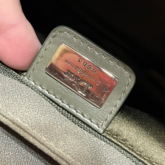 Dior Limited Edition Olive Green Silk Street Chic Columbus Ave Bag - Picture 15 of 16